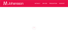 Tablet Screenshot of mjohansson.se